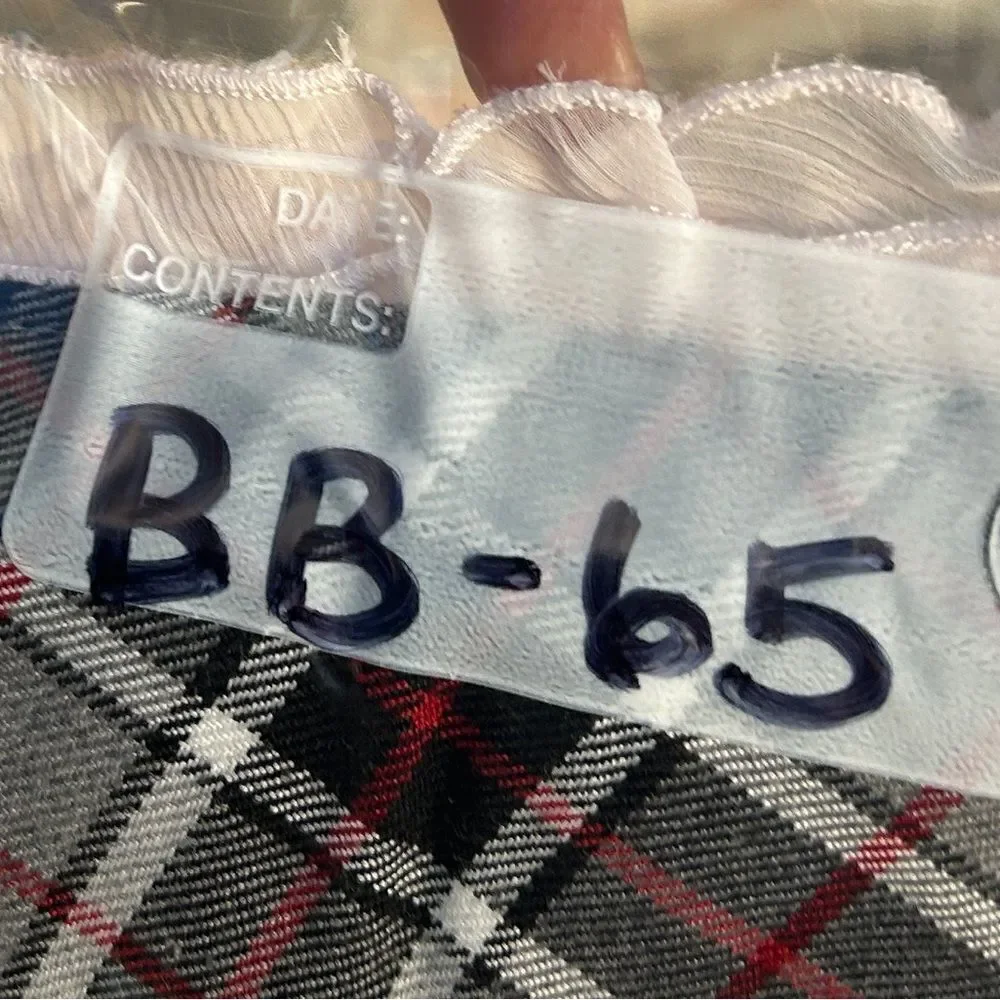 5 for $25🔥The Children's Place Black & Red Plaid Sleeveless Dress Girls Size 10